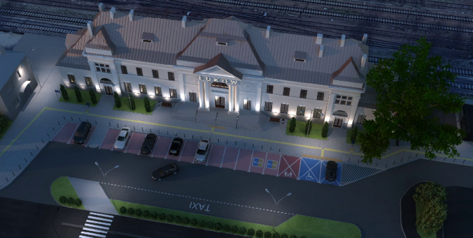 Łuków: sala widowiskowa na dworcu coraz bliżej. Fot. ŁOK - fot. Łukowski Ośrodek Kultury