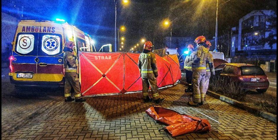 Śmiertelne zdarzenie na ul. Prusa w Siedlcach - fot. Aga Król