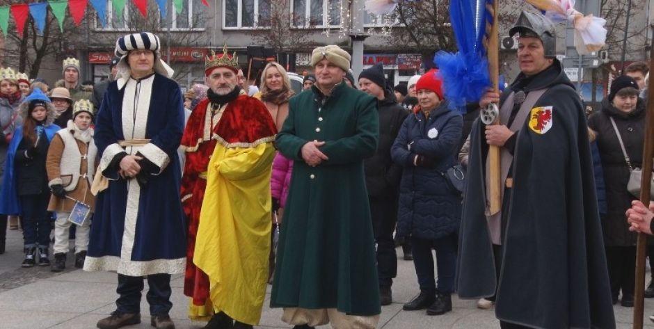Orszak trzech Króli w Węgrowie (6 stycznia 2023 rok).  fot. Wiesław Gromek - fot. Wiesław Gromek