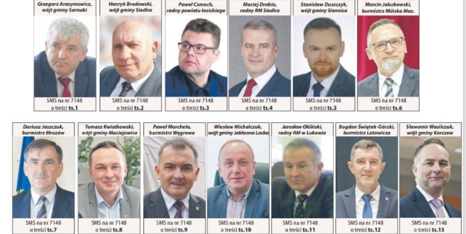 Oto szczęśliwa trzynastka kandydatów do tytułu Samorządowca Roku 2022!  - fot. red.