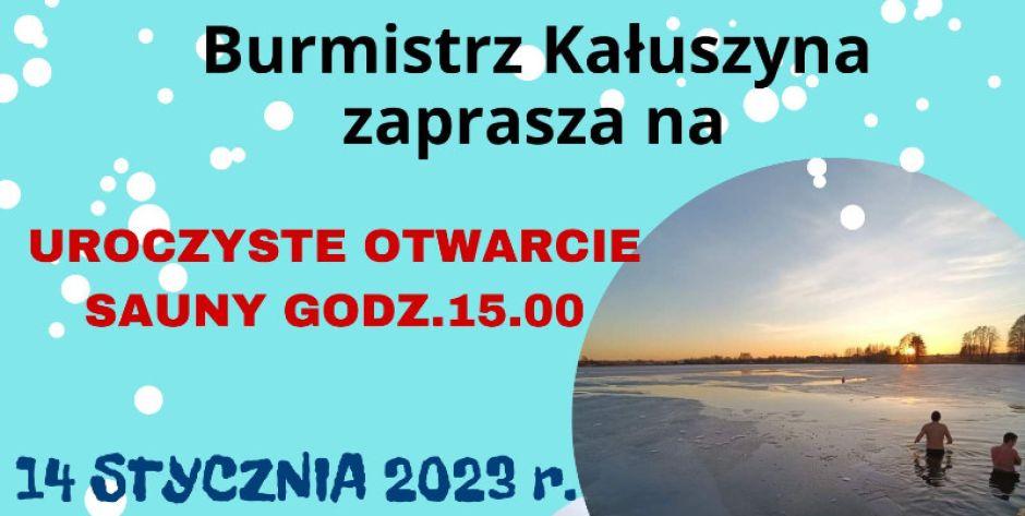 Kałuszyn. Uroczyste otwarcie sauny  - fot. s