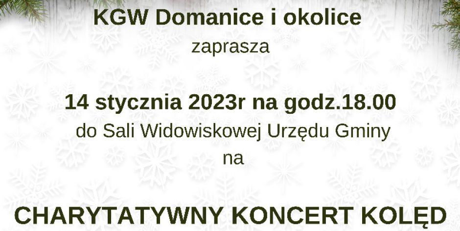 Wspólne charytatywne kolędowanie w Domanicach - fot. t