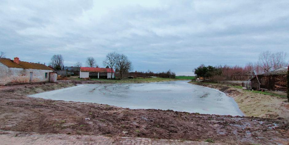 Staw w Dzierzbach po renowacji 