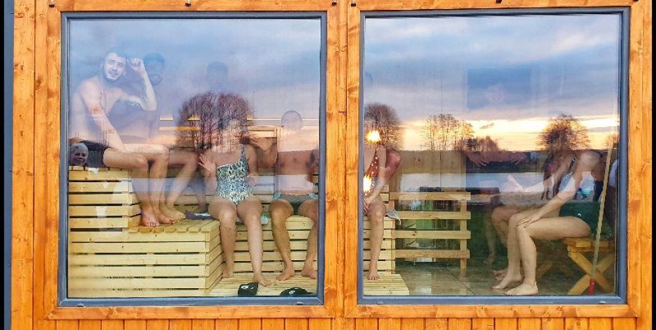 I jest długo wyczekiwana sauna nad Zalewem Karczunek - fot. Aga Król
