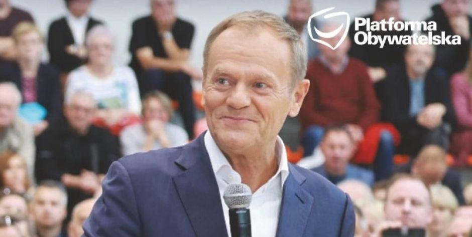 Donald Tusk w Siedlcach - fot. sd