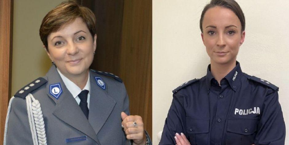 Po lewej nadkom. Agnieszka Świerczewska, z prawej jej następczyni podkom. Ewelina Radomyska. Fot. KMP Siedlce - fot. sd