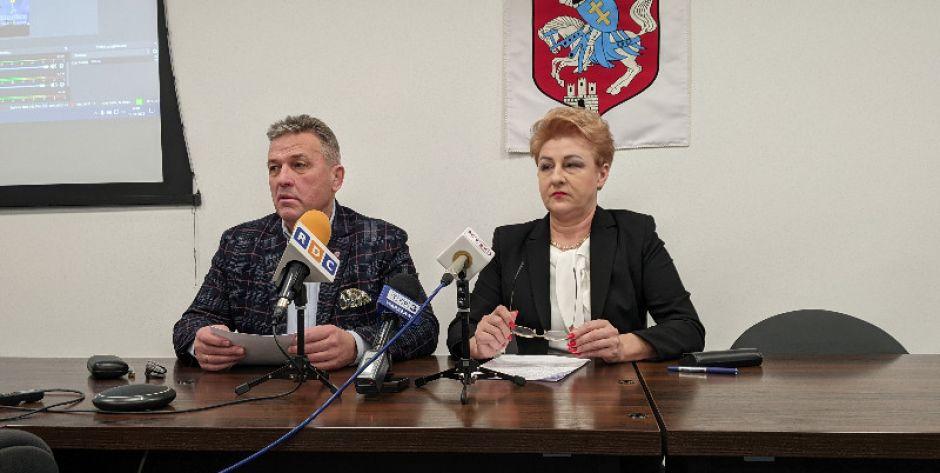 Prezydent Andrzej Sitnik i prezes PEC Marzena Komar