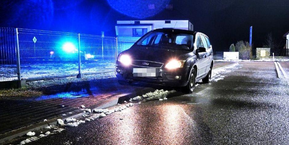 Łuków: potrącona na pasach - fot. KPP Łuków