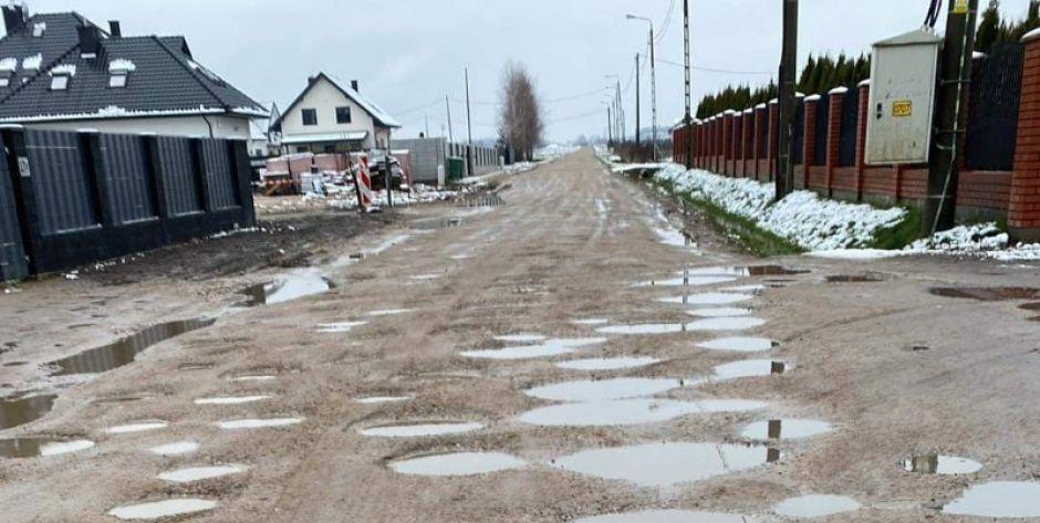 Ulica Orzeszkowej w Węgrowie. - fot. sd