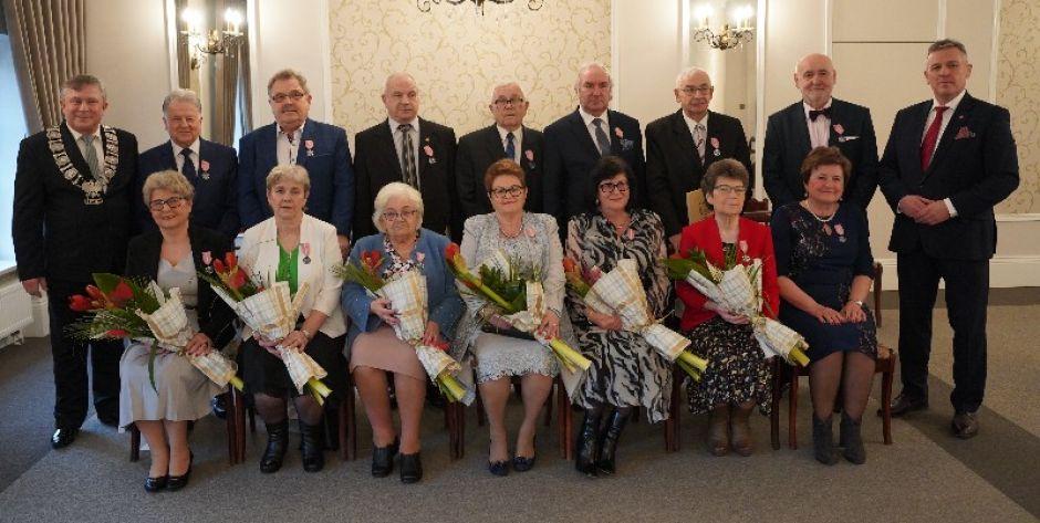 Siedem par obchodziło jubileusz 50-lecia pożycia małżeńskiego. Fot. UM Siedlce - fot. UM Siedlce