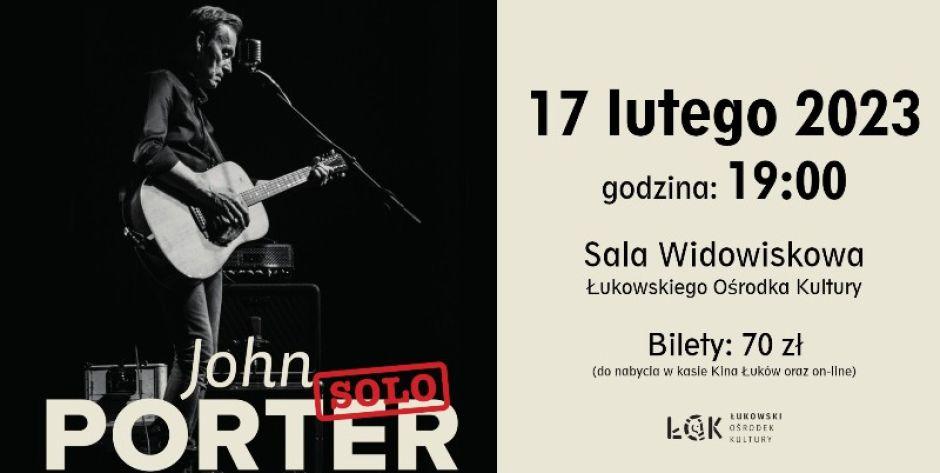 Łuków: są jeszcze bilety na Johna Portera. Fot. ŁOK - fot. ŁOK