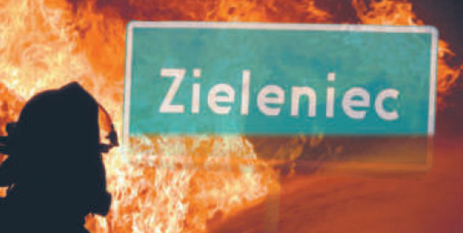 Podpalacz z Zieleńca w rękach policji! collage: Sej, PxHere - fot. collage: Sej, PxHere