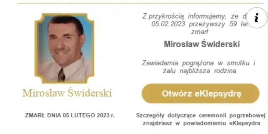 Nekrolog  - fot. Bn