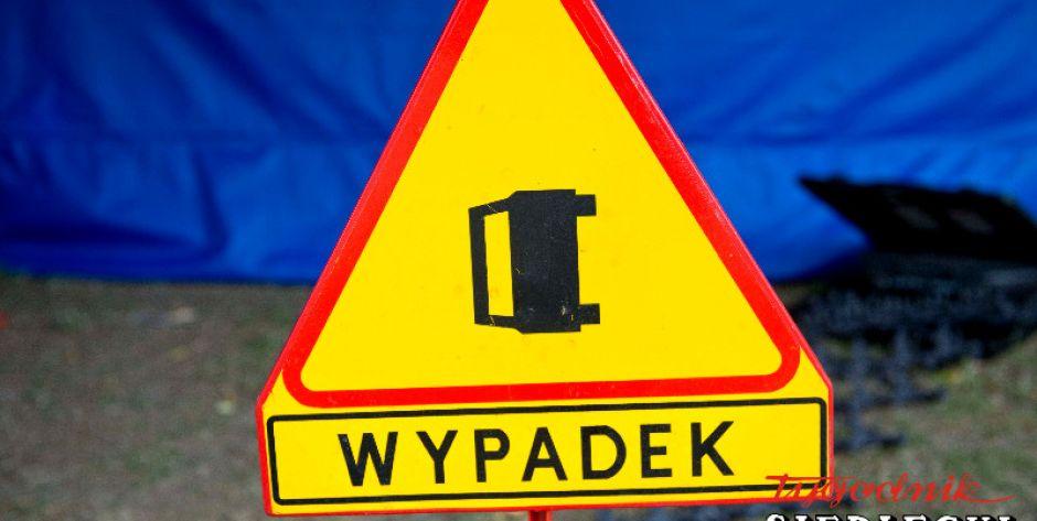 potracenie na przejściu dla pieszych w Dąbrówce Ług - fot. Aga Król