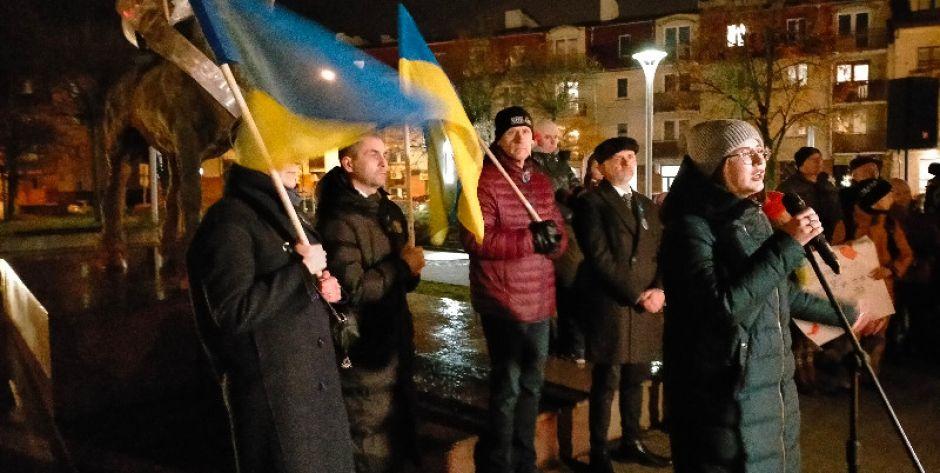 W rocznicę agresji Rosji na Ukrainę  - fot. a