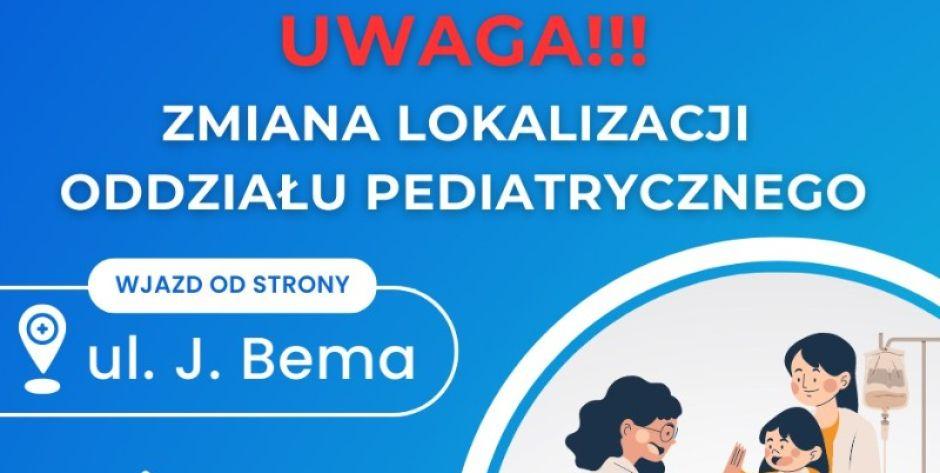 Oddział Dziecięcy w budynku Rehabilitacji.  - fot. plakat