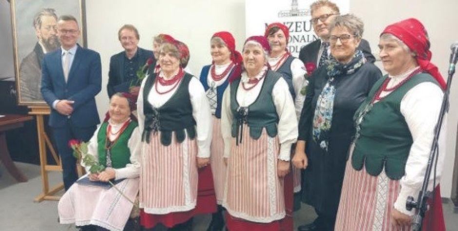 Zespół „Wici” otrzymał prestiżową nagrodę  im. Ludomira Benedyktowicza. Fot. arch. UG Skórzec  - fot. UG Skórzec