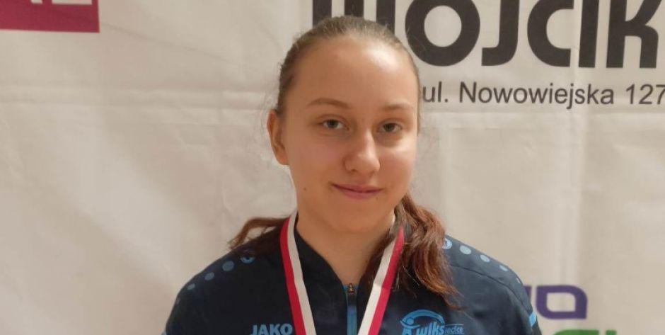 Maja Biardzka, brązowa medalistka Mistrzostw Powiatu Siedleckiego.   - fot. .