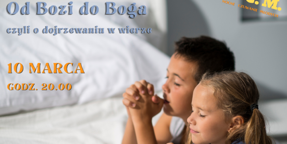 10 marca kolejne Nocne Czuwanie Młodych w Centrum Duszpasterstwa Młodzieży w Siedlcach!    - fot. plakat