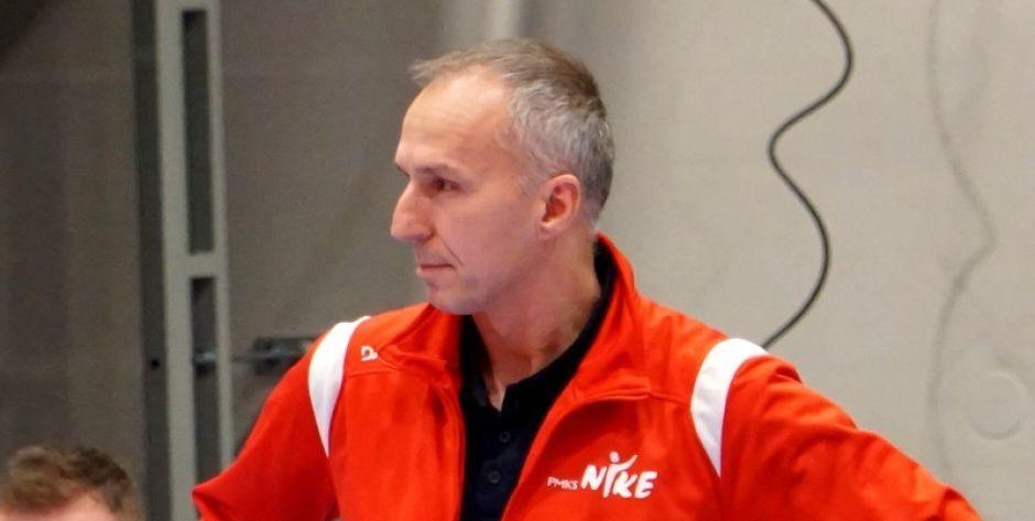 Trener Nike Węgrów Robert Kupisz fot. Siriss