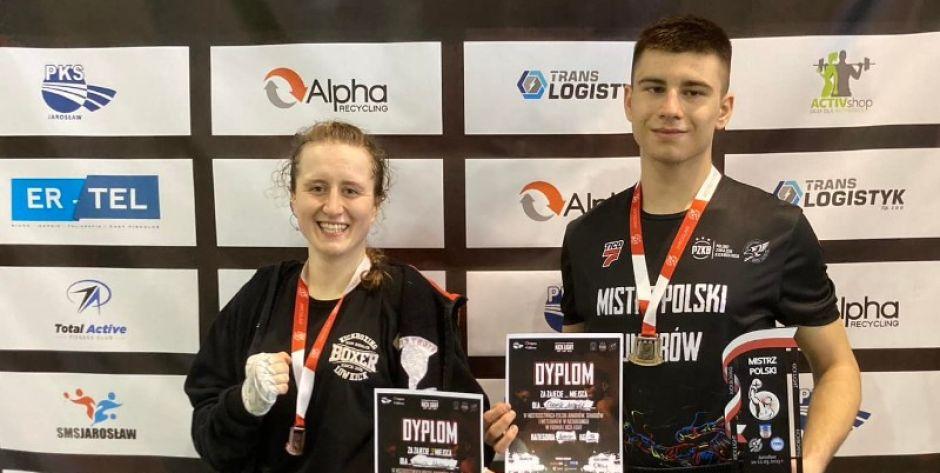 Weronika Adamczyk i Daniel Jurzyk z TKKF Ognisko Siedleckie Siedlce - fot. f