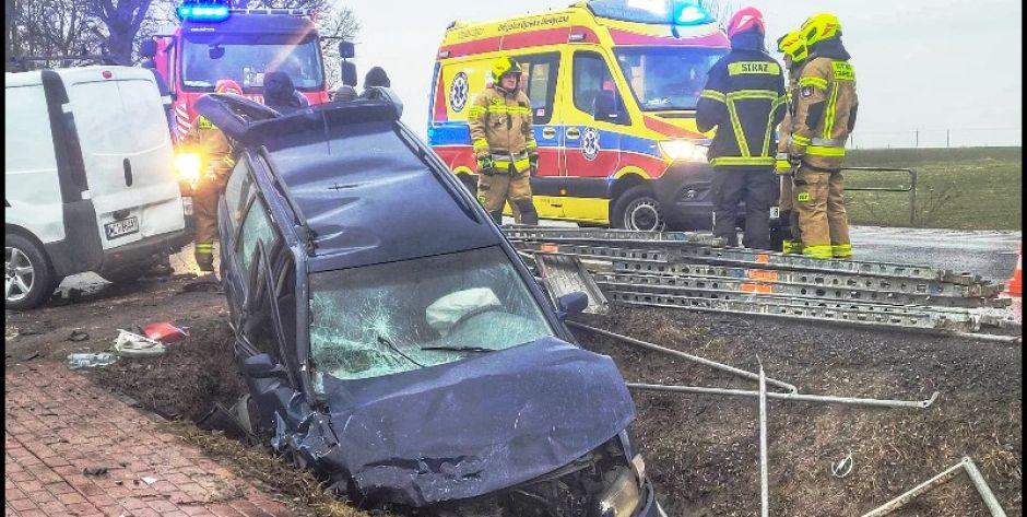 Wypadek na DK2 - utrudnienia w ruchu - fot. AK
