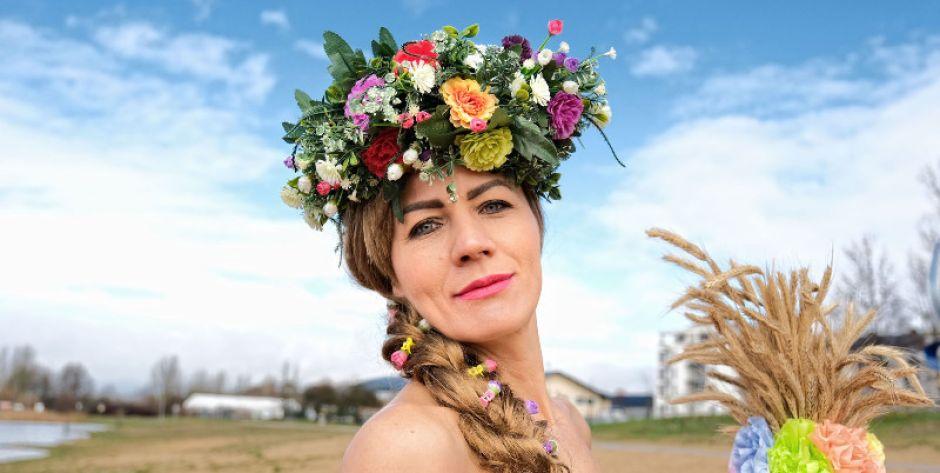 Czy wiosna pogoni zimę? Utopili Marzannę - fot. Aga Król