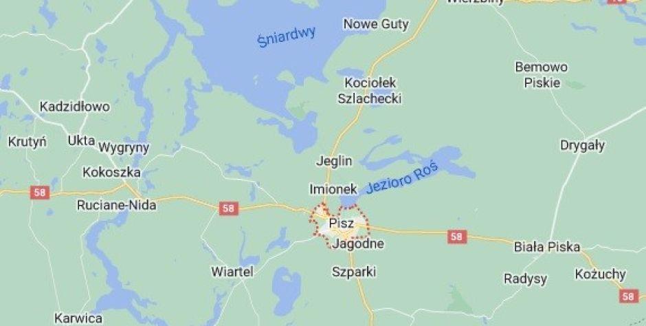 Pisz  - Google Maps - fot. we