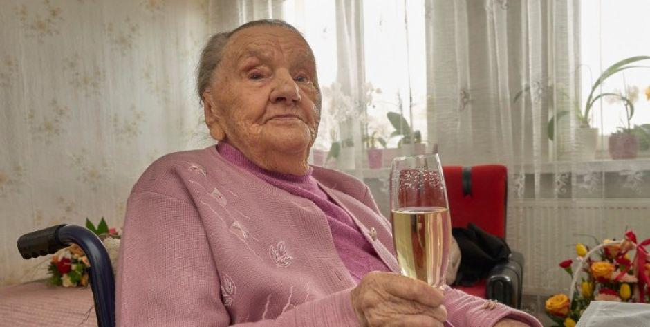 Pani Teresa Soczewka skończyła 100 lat! fot. Starostwo Powiatowe w Siedlcach - fot. arch.