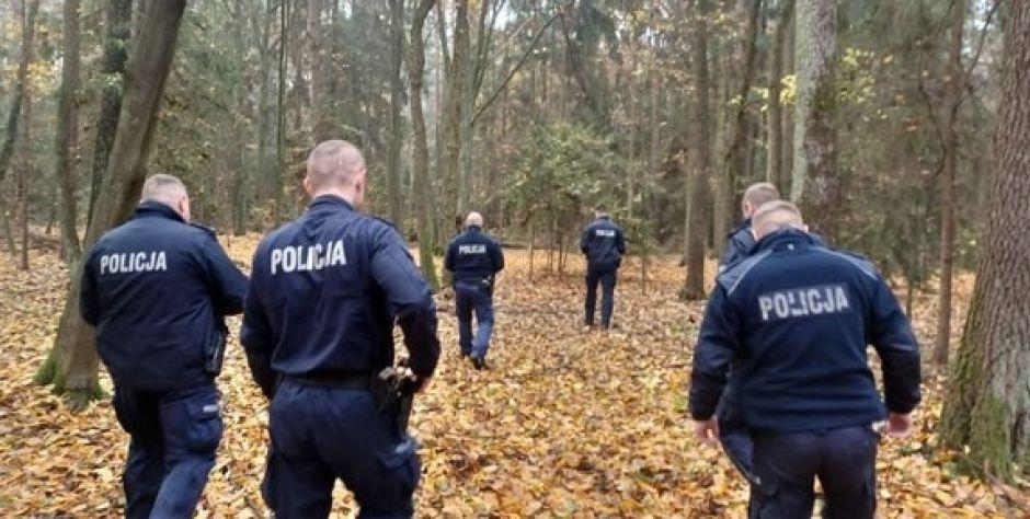 Ponad 100 policjantów szukało trzech nastolatek, które uciekły z ośrodka socjoterapeutycznego... Fot. KPP Garwolin