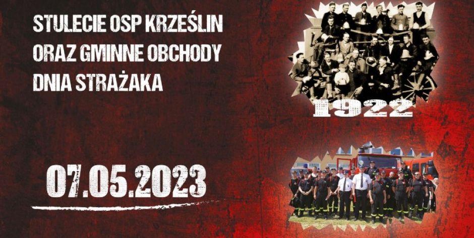 100 lat OSP Krześlin plakat - fot. we