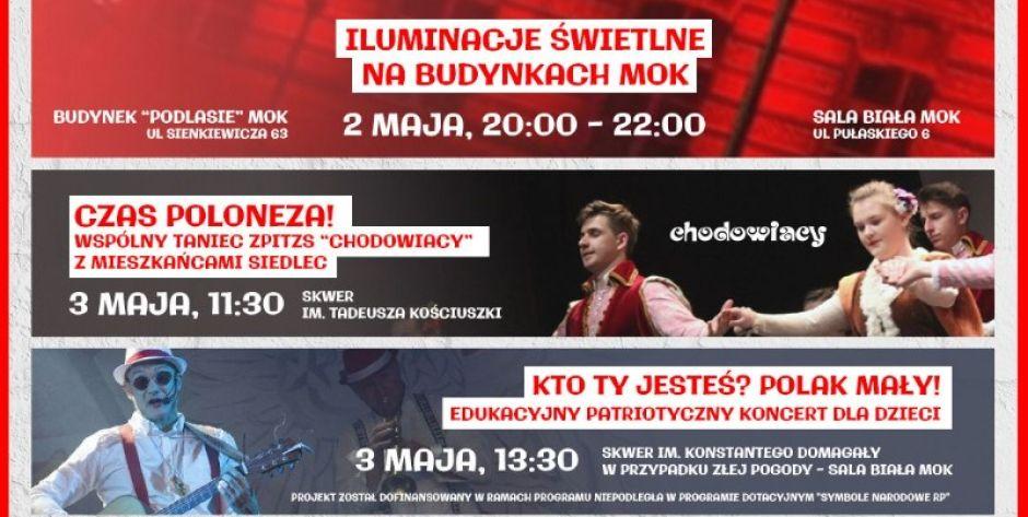 Weź udział w atrakcjach majówkowych zorganizowanych przez MOK w Siedlcach!  - fot. plakat