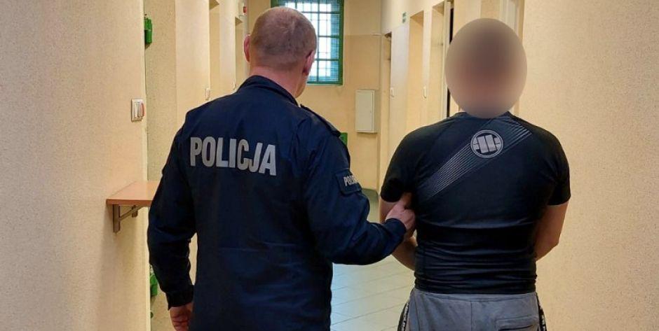 Poszukiwany 28-latek wpadł na kradzieży perfum. Fot. KPP Mińsk Mazowiecki - fot. KPP Mińsk Mazowiecki