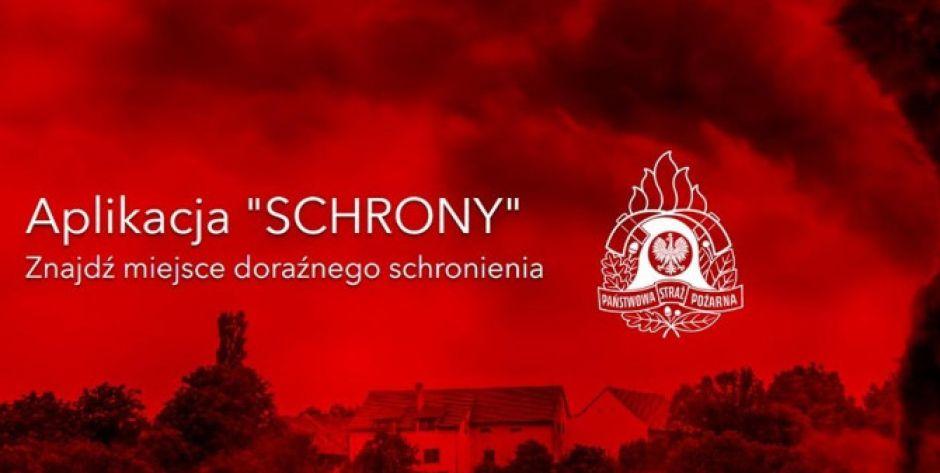 Aplikacja „Schrony” ma pokazywać najbliższe miejsce doraźnego schronienia. Ile ich jest w Siedlcach? - fot. zrzut ekranu