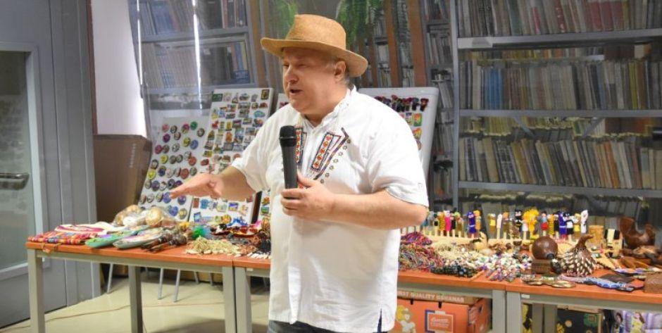 Spotkanie z Ryszardem Sobolewskim w MBP w Sokołowie Podlaskim. Fot. MBP - fot. MBP w Sokołowie Podlaskim