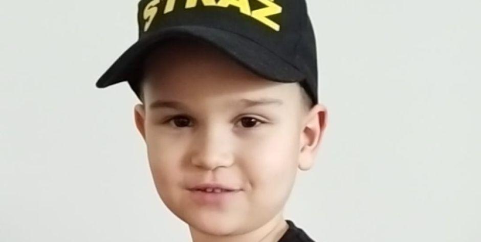 7-letni Makary wygrał konkurs organizowany przez KP PSP w Łosicach - fot. arch.