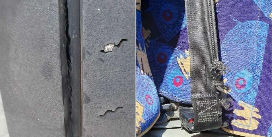 Stan techniczny skontrolowanego autobusu fot. KMP Siedlce - fot. w