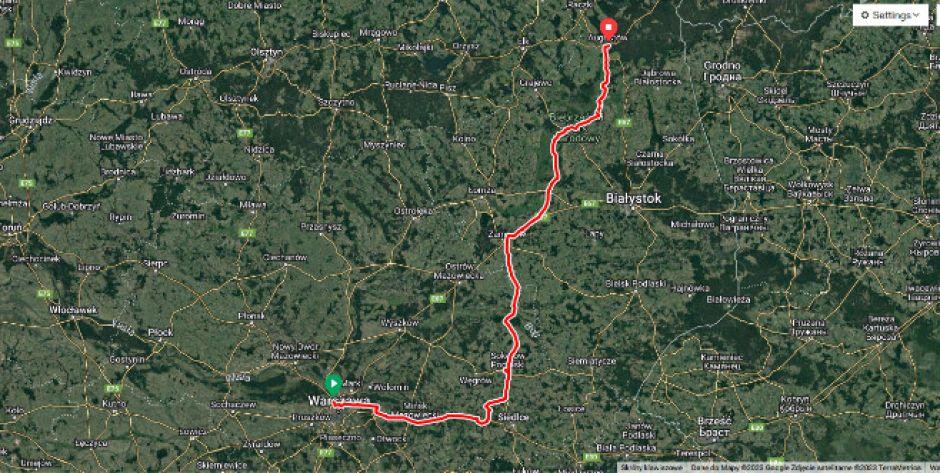 500 km+na rowerach - strażacka akcja - fot. w