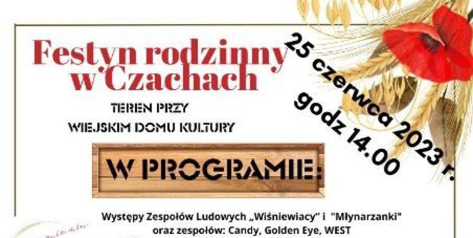 Festyn w Czachach już w najbliższą niedzielę, 25 czerwca.  - fot. plakat