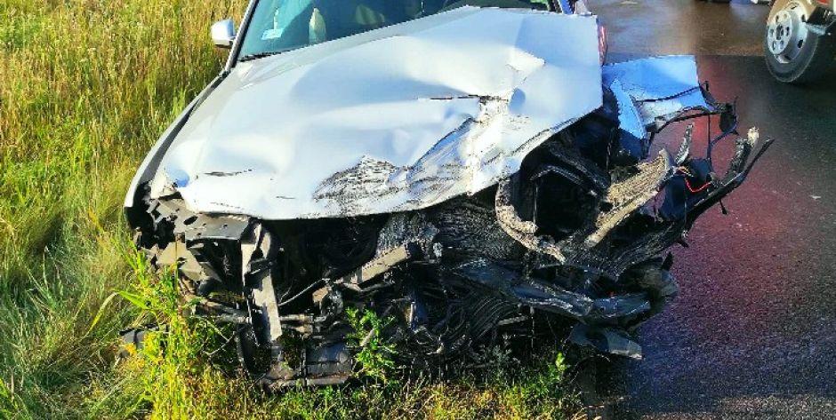 Dąbie: O krok od tragedii. Fot. KPP Łuków - fot. KPP Łuków