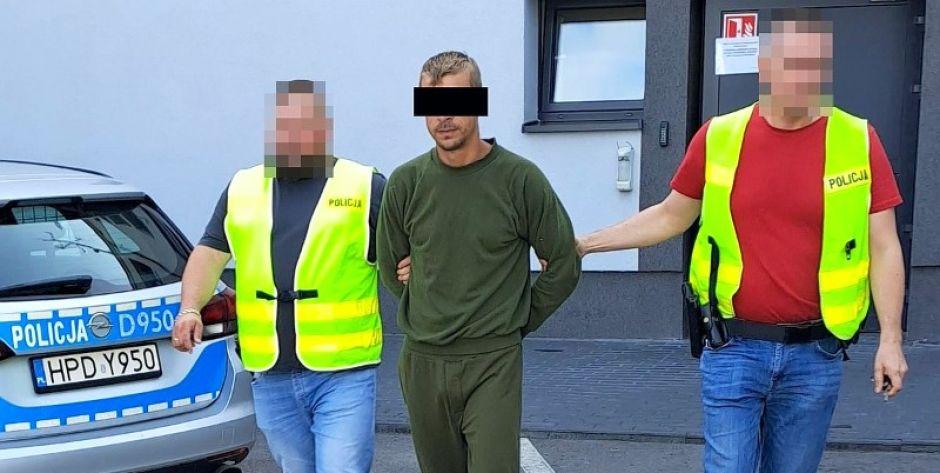 Pobił 50-latka, czeka go więzienie. Fot. KPP Łuków - fot. KPP Łuków