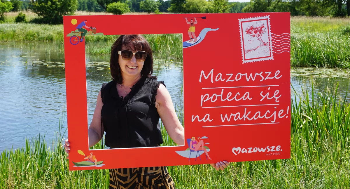 Członek zarządu województwa mazowieckiego Janina Ewa Orzełowska zachęca do wypoczynku na Mazowszu.  fot. sej 