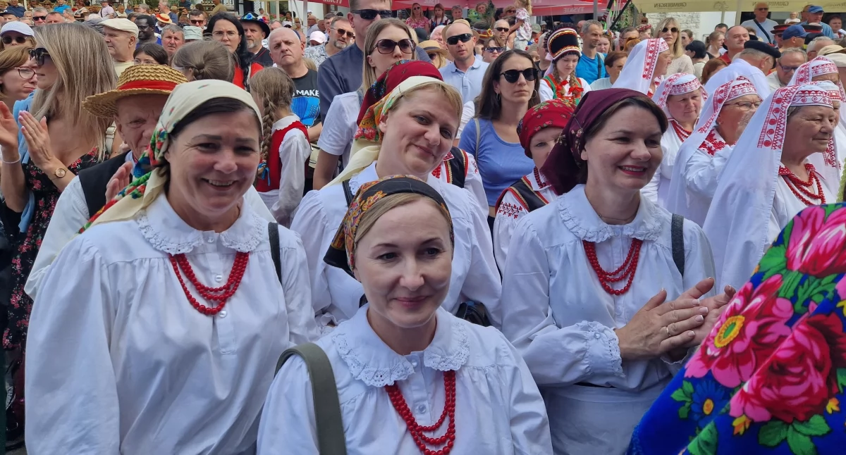 Zespół Ludowy z Sarnak zdobył wyróżnienie na festiwalu w Kazimierzu Dolnym, fot. arch. GBP w Sarnakach