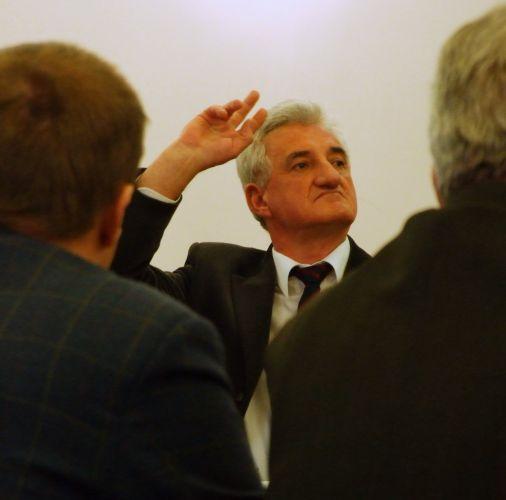 Zbigniew Gajda kilkakrotnie zabierał głos na sesji, fot. Ana - fot. 