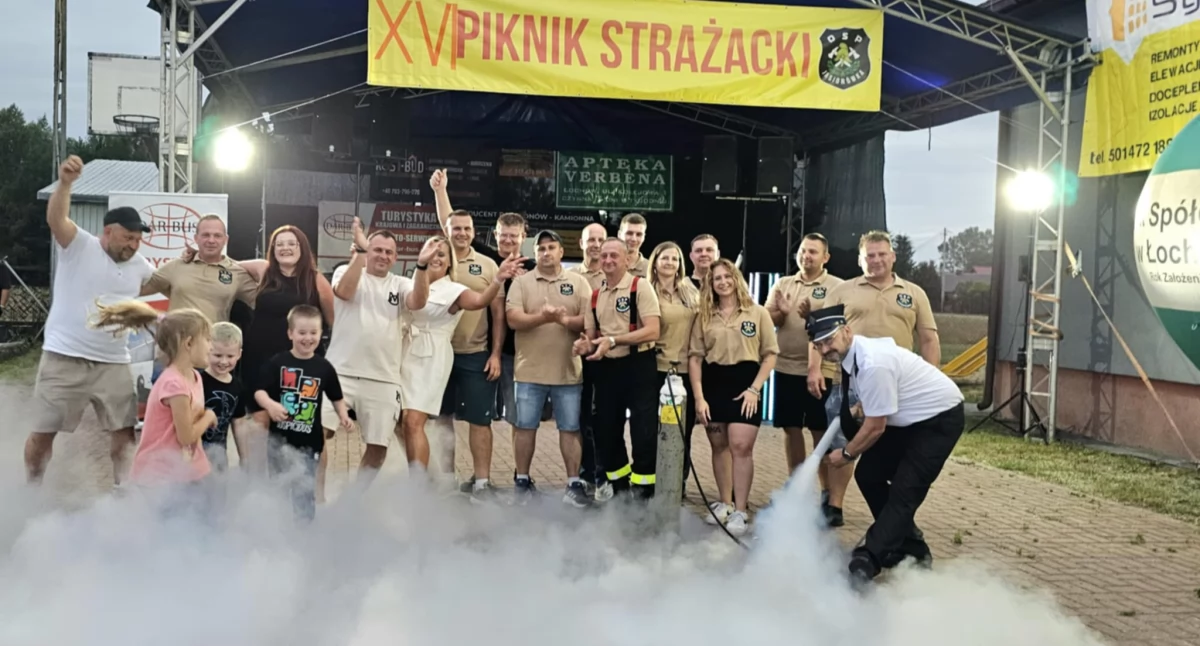 Organizatorzy Pikniku Strażackiego w Jasiorówce.  Fot. OSP Jasiorówka