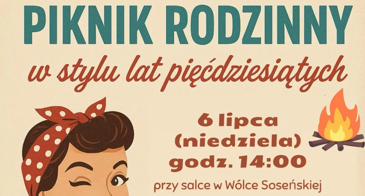 Imprezy , Piknik Retro stylu pięćdziesiątych gminie Mordy - zdjęcie, fotografia