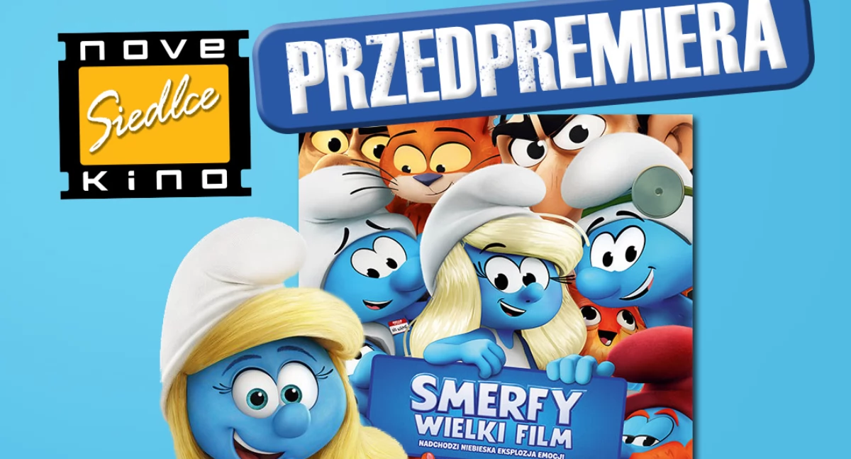 Kino/Teatr, Smerfy nadchodzą! Przedpremierowe pokazy NoveKino Siedlce weekend! - zdjęcie, fotografia