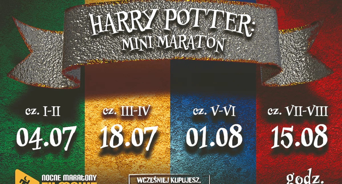 Kino/Teatr, Nocne Maratony filmowe Harrym Potterem konkurs czytelników - zdjęcie, fotografia