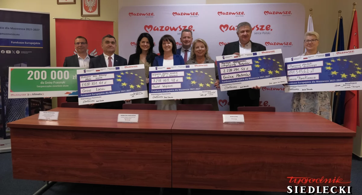Ponad 11 milionów złotych z Funduszy Europejskich dla regionu siedleckiego - fot. Aga Król