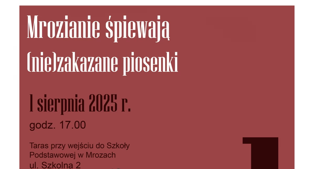 plakat wydarzenia